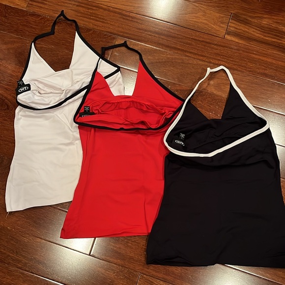 Women's Halter Tops - Red, Black, and White - Picture 2 of 2